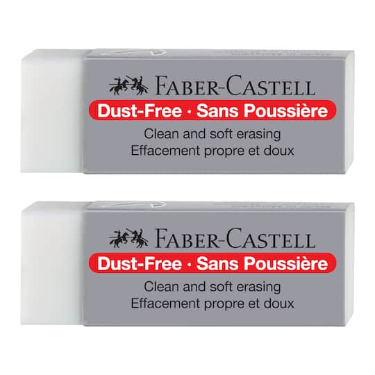 Faber-Castell® Dust-Free Vinyl Erasers, 2ct.